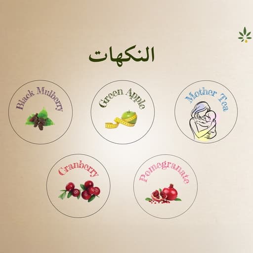 شاي الأم بالأعشاب الثمانية من عشبة وزيت 60 جرام