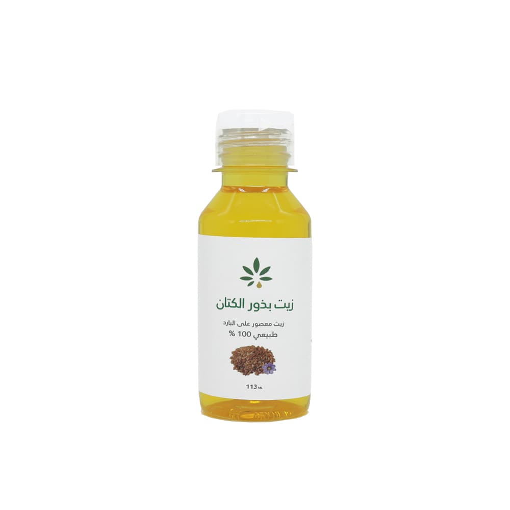 زيت بذور الكتان من عشبة وزيت 113 مل