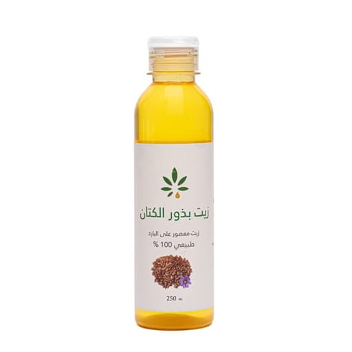 زيت بذور الكتان من عشبة وزيت 250 مل